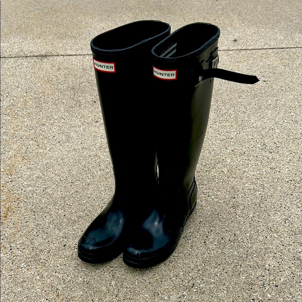 Hunter Classic Black Tall Boots